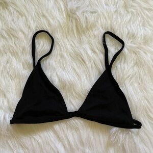 Koana Swim women's size medium black bikini swimsuit top